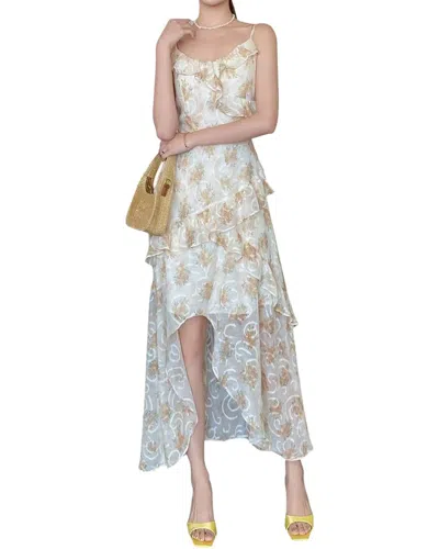 Burryco Midi Dress In Blue