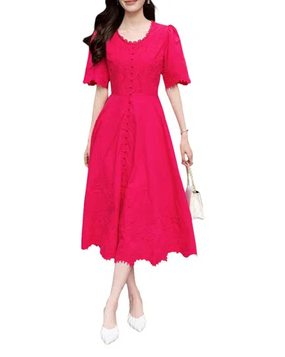 Burryco Midi Dress In Pink