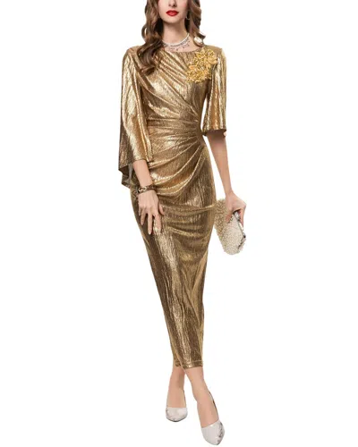 Burryco Midi Dress In Brown