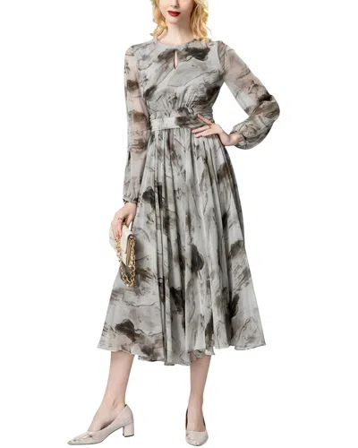 Burryco Midi Dress In Gray