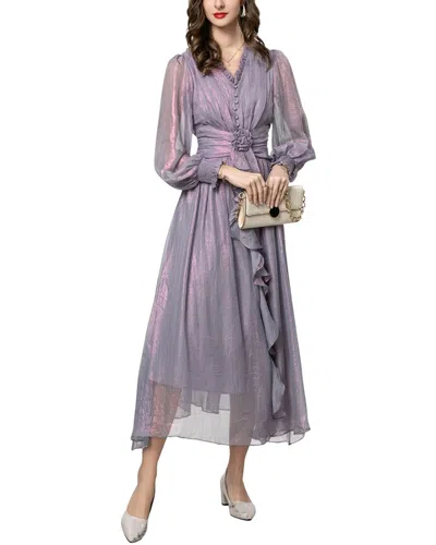 Burryco Midi Dress In Gray