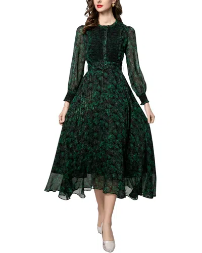 Burryco Midi Dress In Green