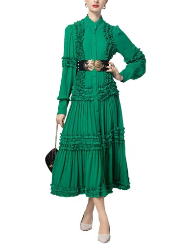 Burryco Midi Dress In Green