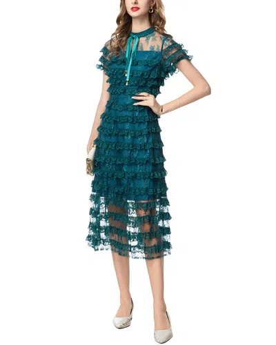 Burryco Midi Dress In Green