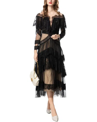 Burryco Midi Dress In Black