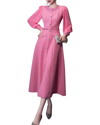 Burryco Midi Dress In Pink