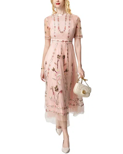 Burryco Midi Dress In Pink