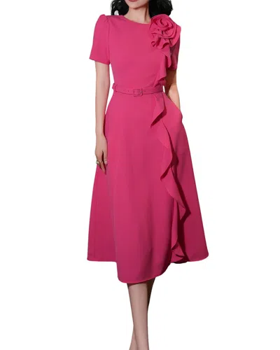 Burryco Midi Dress In Pink