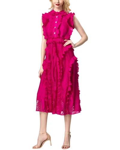 Burryco Midi Dress In Pink