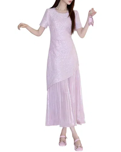 Burryco Midi Dress In Purple