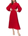 Burryco Midi Dress In Red