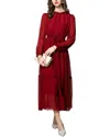 Burryco Midi Dress In Red