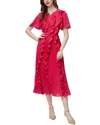 Burryco Midi Dress In Red