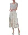 Burryco Midi Dress In White