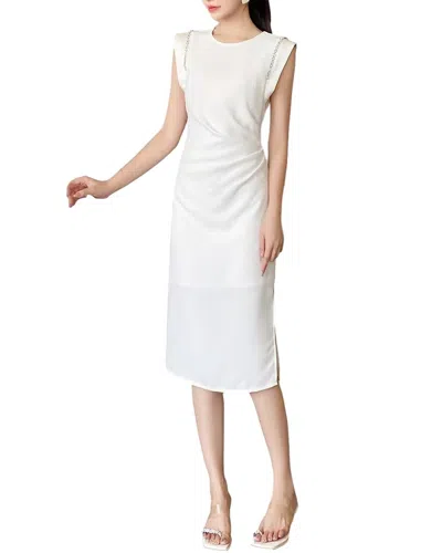 Burryco Midi Dress In White