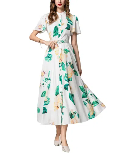 Burryco Midi Dress In White