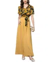Burryco Midi Dress In Yellow