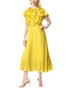 Burryco Midi Dress In Yellow