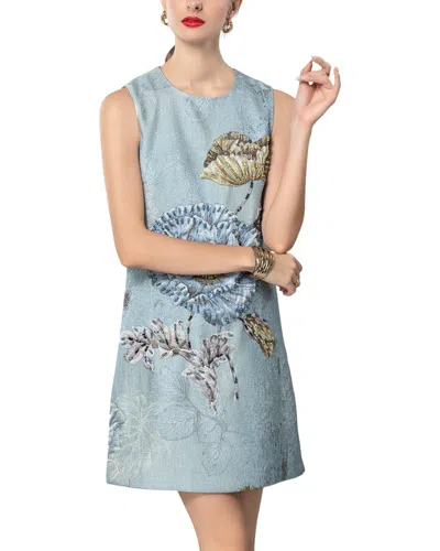 Burryco Sleeveless Mini Dress In Blue