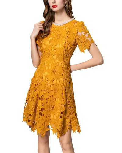 Burryco Mini Dress In Yellow