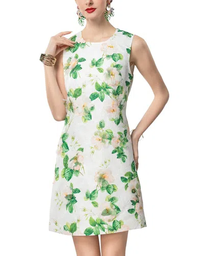 Burryco Printed Short Sleeve Mini Dress In Multi