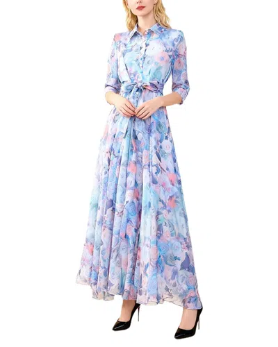 Burryco Shirt Dress In Blue