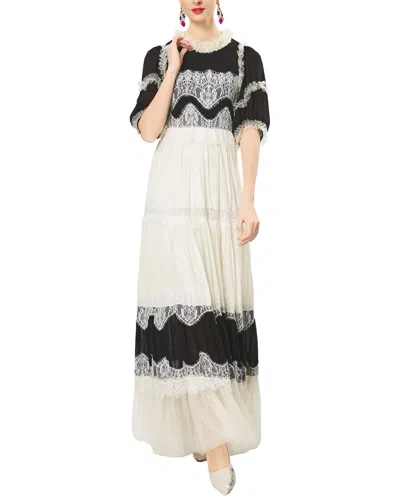 Burryco Short Sleeve Maxi Dress In Black