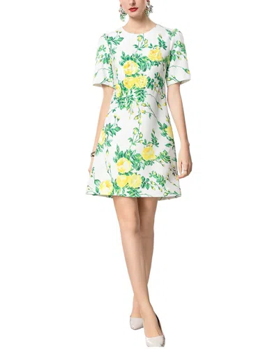 Burryco Short Sleeve Mini Dress In Multi