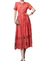 Burryco Silk-blend Dress In Pink