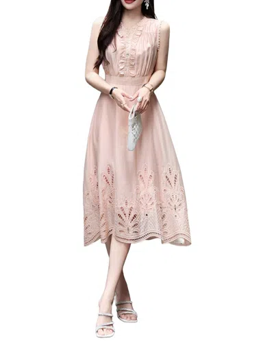 Burryco Sleeveless Midi Dress In Pink