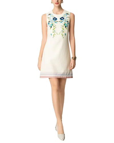 Burryco Sleeveless Mini Dress In White