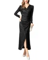 Burryco Solid Maxi Dress In Black