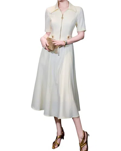 Burryco Workwear Shirt Dress In White