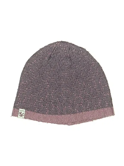 Pre-owned Burton Beanie Hat In Purple