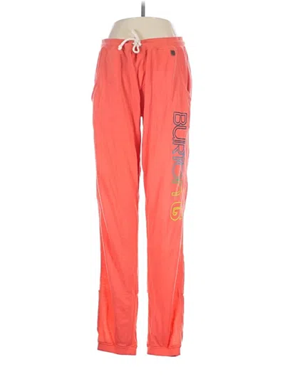 Pre-owned Burton Casual Pants In Orange