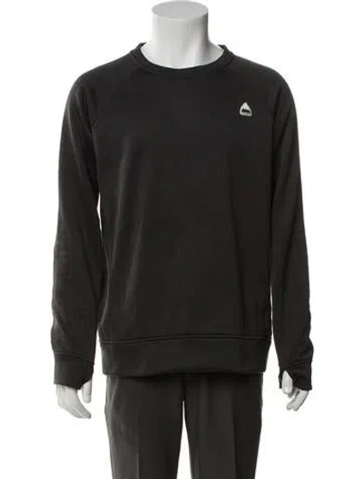 Pre-owned Burton Crew Neck Long Sleeve Sweatshirt In Blue