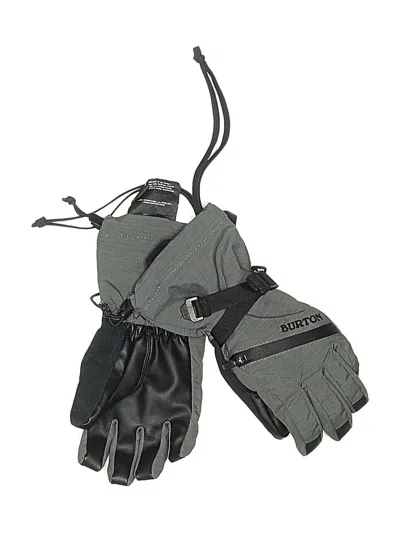 Pre-owned Burton Kids' Gloves In Gray