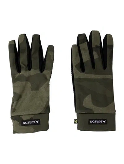 Pre-owned Burton Green Polyester  Winter Gloves
