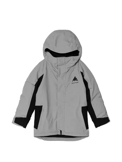 Burton Hooded Colour-block Jacket In Gray