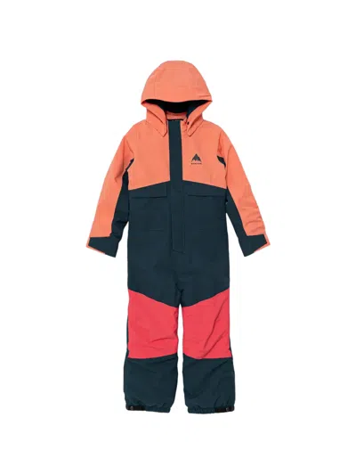 Burton Kids' Hooded Playsuit In Brown