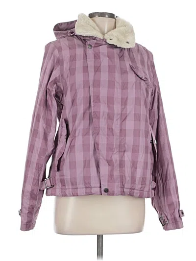 Pre-owned Burton Jacket In Purple