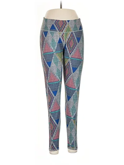 Pre-owned Burton Leggings In Blue