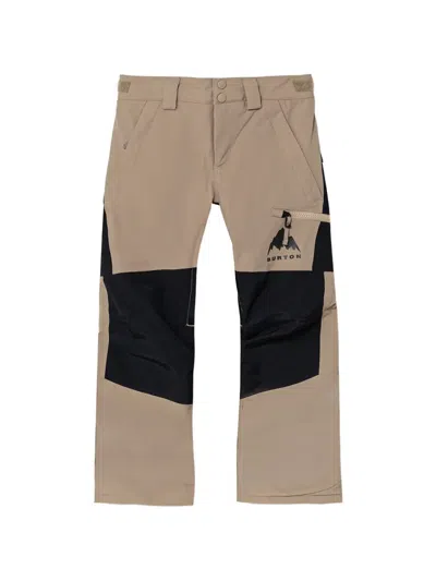 Burton Kids' Logo-detail Ski Pants In Brown
