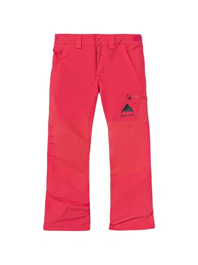 Burton Kids' Logo Trousers In Red