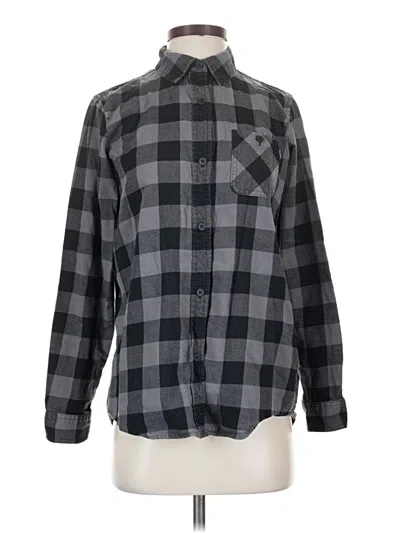 Pre-owned Burton Long Sleeve Button Down Shirt In Gray