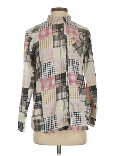 Pre-owned Burton Long Sleeve Button Down Shirt In Gray