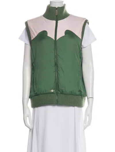 Pre-owned Burton Nylon Vest In Pink