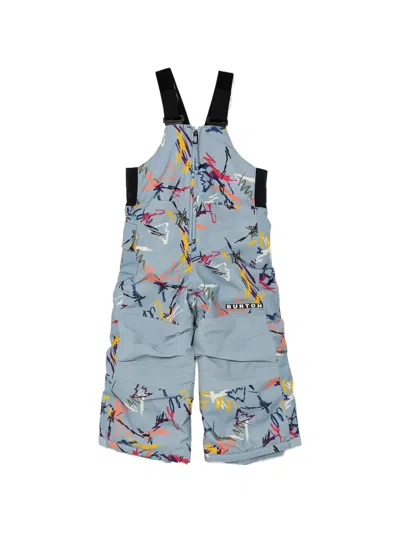 Burton Kids' Printed Ski Pants In Blue