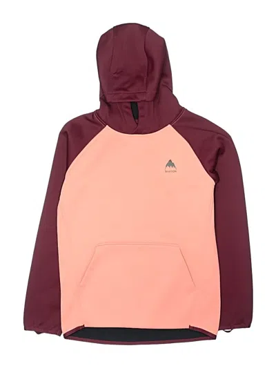 Pre-owned Burton Kids' Pullover Hoodie In Pink