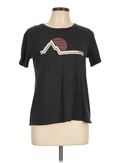 Pre-owned Burton Short Sleeve T-shirt In Black